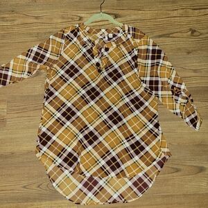 Cato High low Blouse Size Large